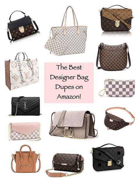 bag dupes amazon|best designer dupes on amazon.